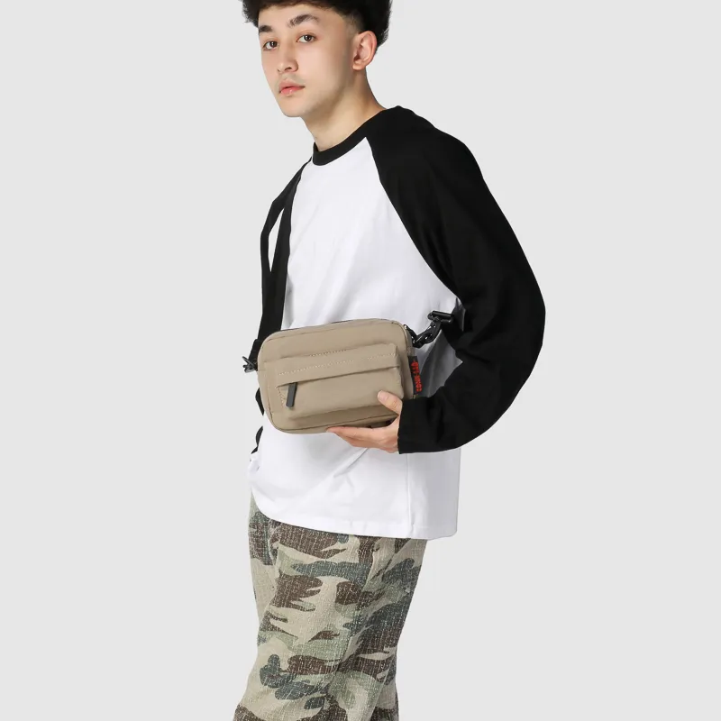 GOBLIN SHARKS 1759 Nylon Backpack Crossbody Bag Regular Unisex Black/Green/Brown/Gray-26