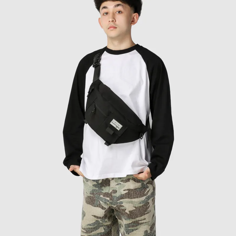 GOBLIN SHARKS 1759 Nylon Fanny Pack Regular Unisex White/Black/Yellow/Light Blue-7
