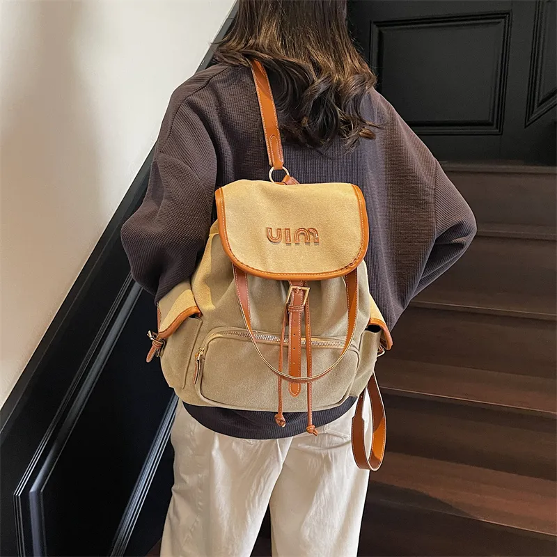 GOBLIN SHARKS 1759 Canvas Dundun Backpack Tubas Women's Multicolor-22