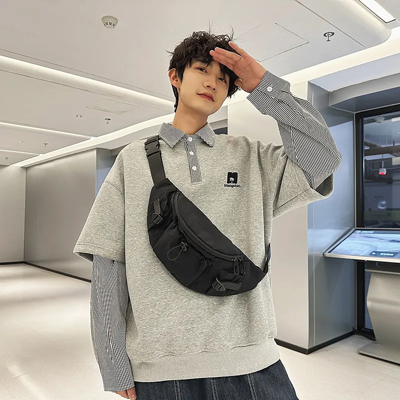GOBLIN SHARKS 1759 Nylon Sling Bag Unisex Multicolor-4