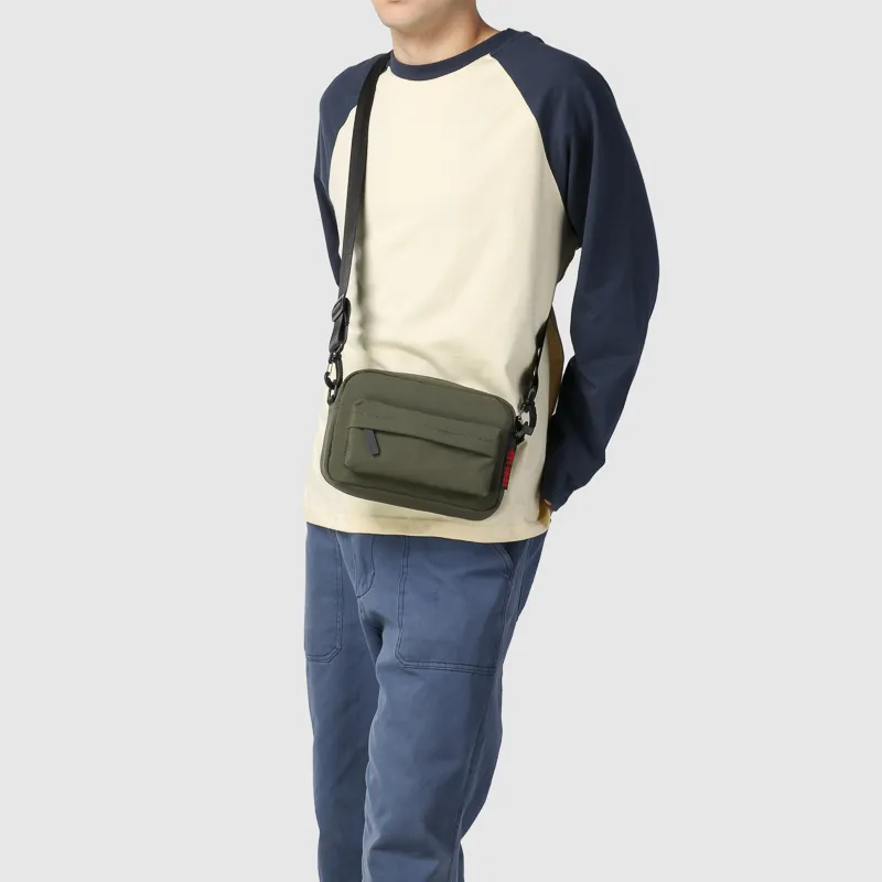GOBLIN SHARKS 1759 Nylon Backpack Crossbody Bag Regular Unisex Black/Green/Brown/Gray-11
