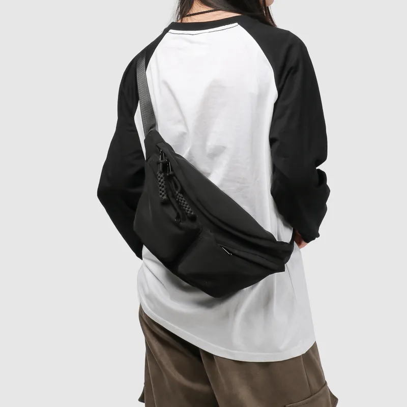 GOBLIN SHARKS 1759 Nylon Fanny Pack Regular Unisex Ecru/Black/Khaki-10