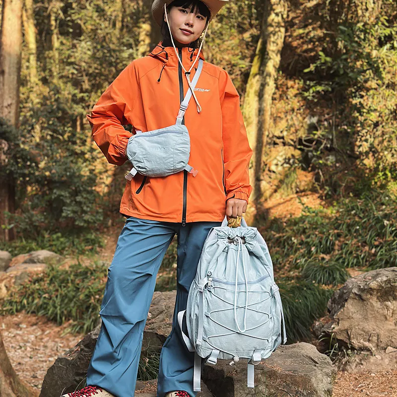 GOBLIN SHARKS 1759 Nylon Backpack Regular Unisex Orange/White/Black/Blue/Green-18