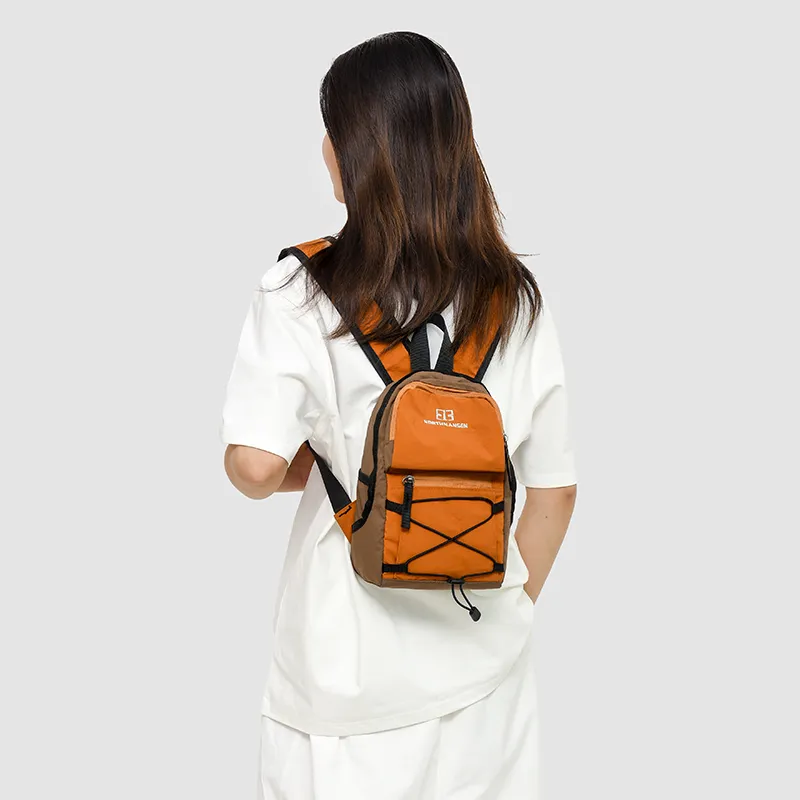 GOBLIN SHARKS 1759 Oxford Backpack Regular Unisex Orange/Purple/Green/Black-1