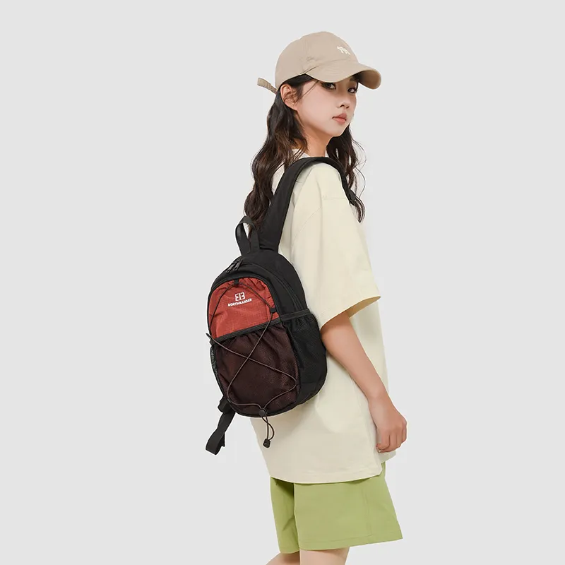 GOBLIN SHARKS 1759 Nylon Backpack Regular Unisex Khaki/Black/Green/Blue-5