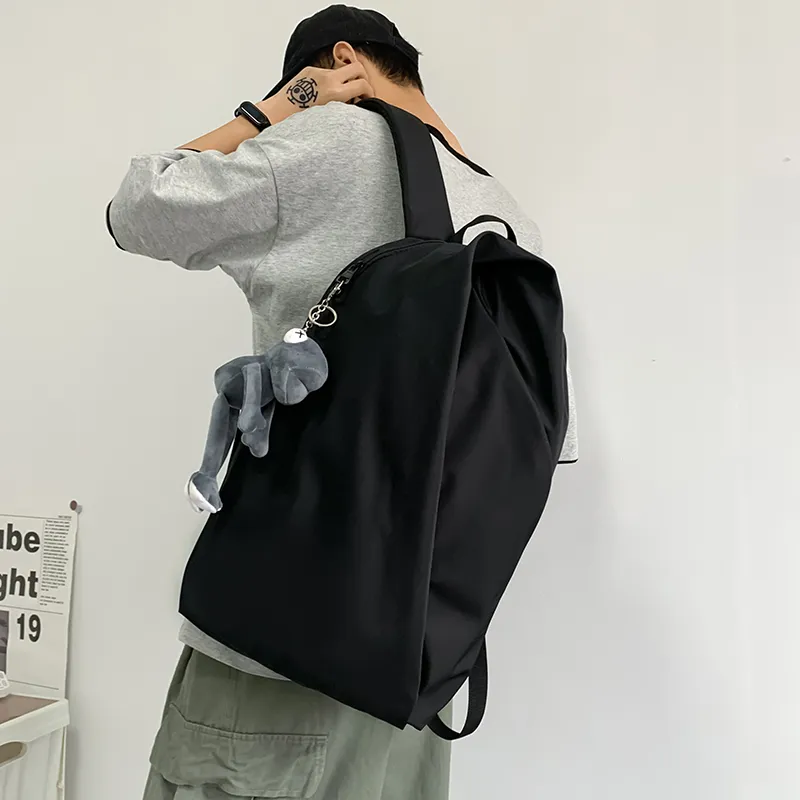 GOBLIN SHARKS 1759 Nylon Backpack Regular Unisex Black-1