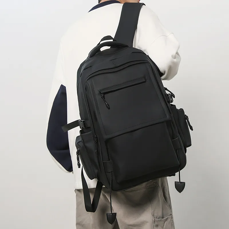 GOBLIN SHARKS 1759 Membrana Dermalis Backpack Regular Unisex Black/Green/Gray-2