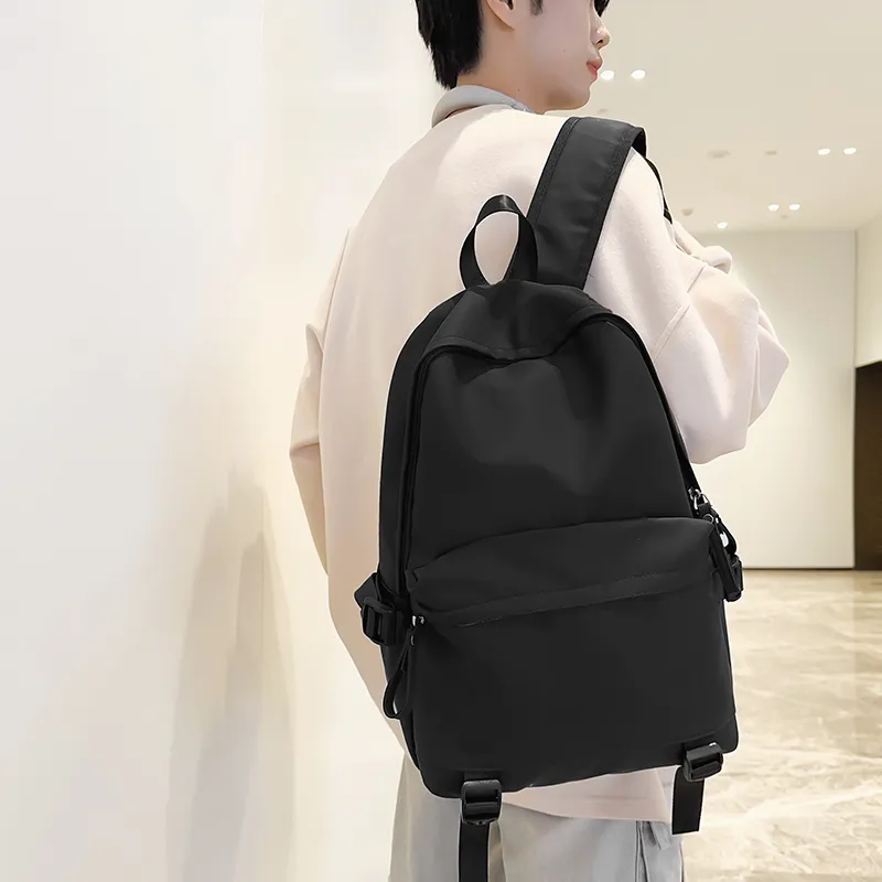GOBLIN SHARKS 1759 PU Backpack Large Size Unisex Gray Black/Green/Red-9