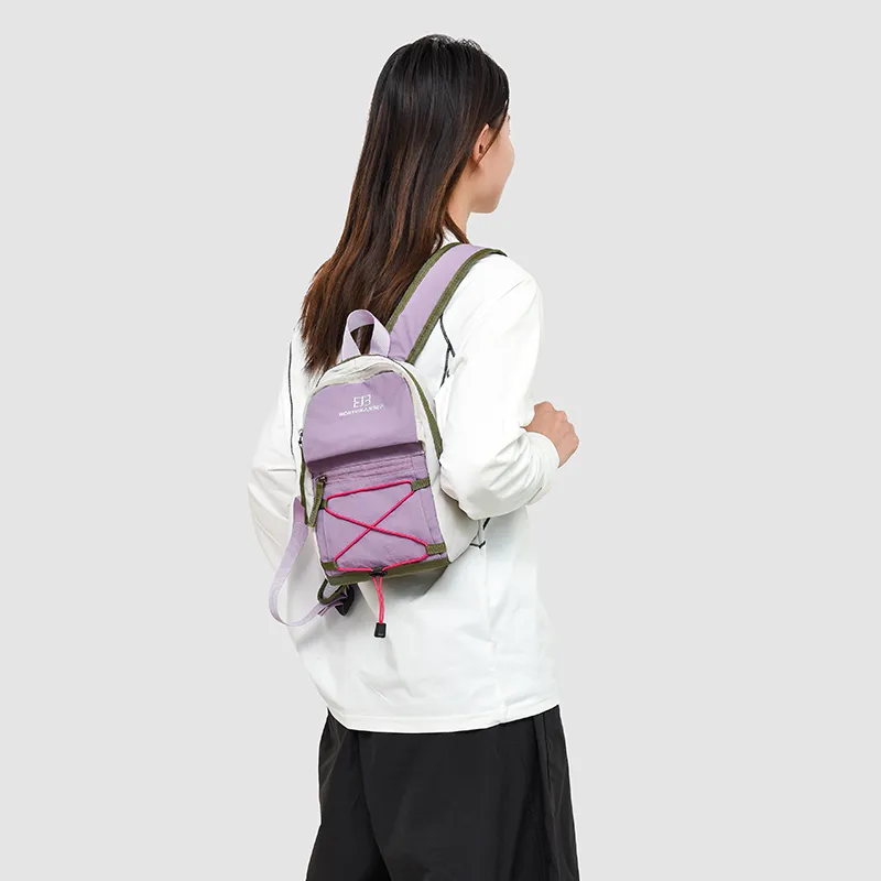 GOBLIN SHARKS 1759 Oxford Backpack Regular Unisex Orange/Purple/Green/Black-6