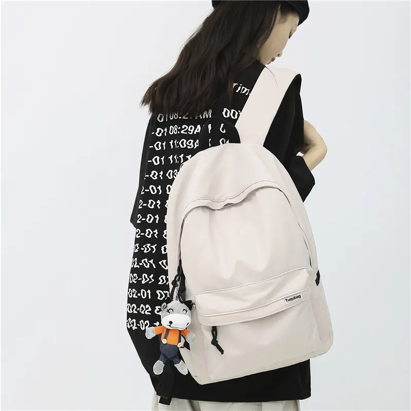 GOBLIN SHARKS 1759 Nylon Backpack Regular Unisex Black/White/Blue/Gray/Khaki/Green-12