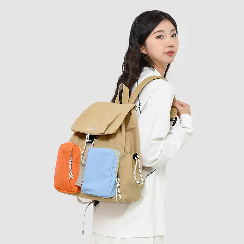 GOBLIN SHARKS 1759 Oxford Backpack Regular Unisex Blue/Khaki/Black-7