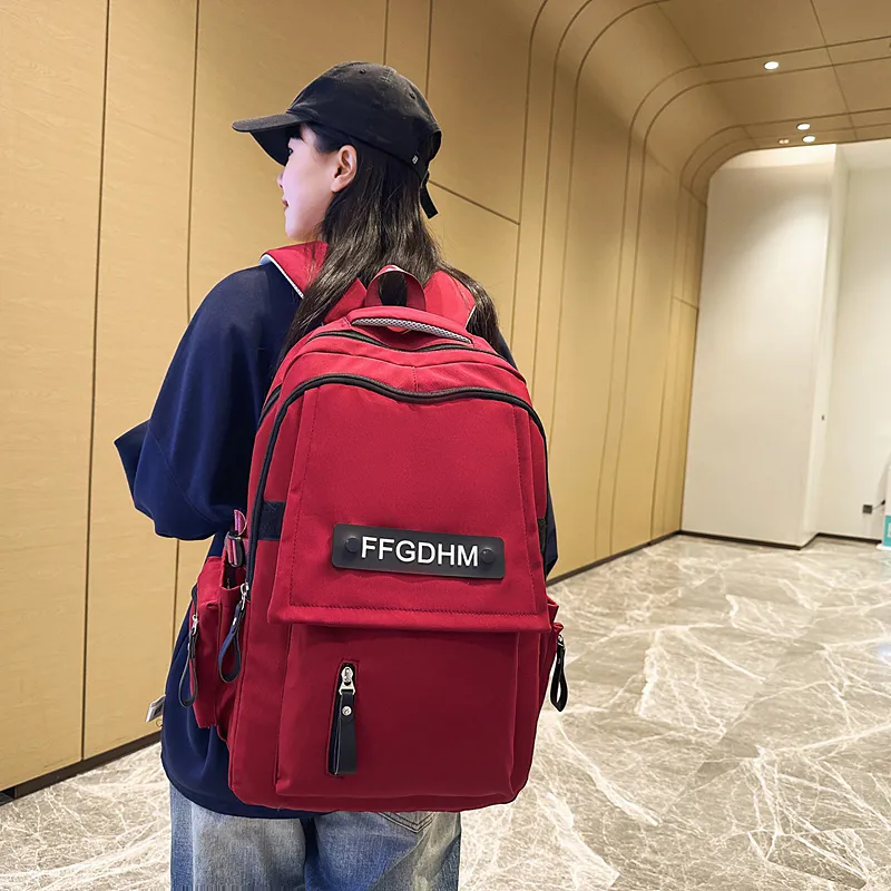 GOBLIN SHARKS 1759 Nylon Backpack Regular Unisex Black/White/Red/Light Blue/Dark Blue-21
