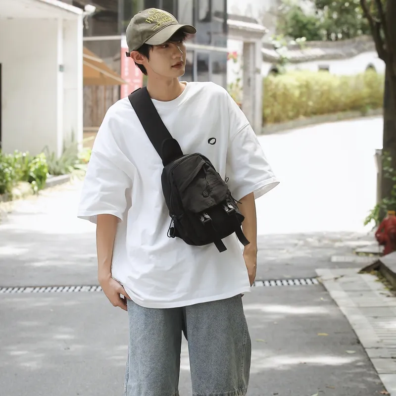 GOBLIN SHARKS 1759 Nylon Backpack Regular Unisex Gray/Black/Khaki/Green-27