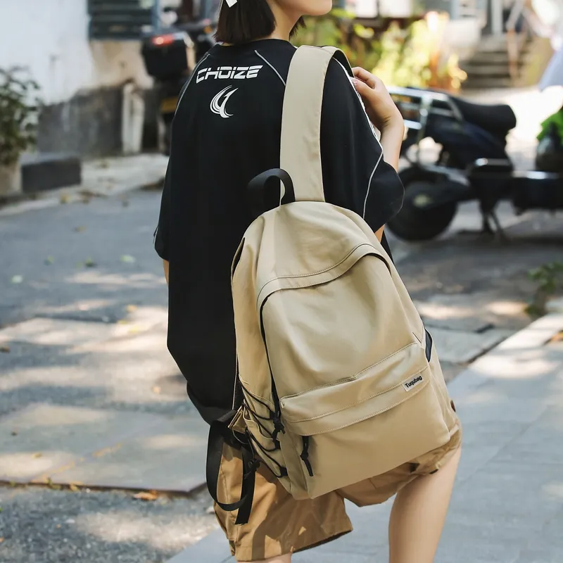 GOBLIN SHARKS 1759 Nylon Backpack Regular Unisex Black/White/Blue/Gray/Khaki/Green-38