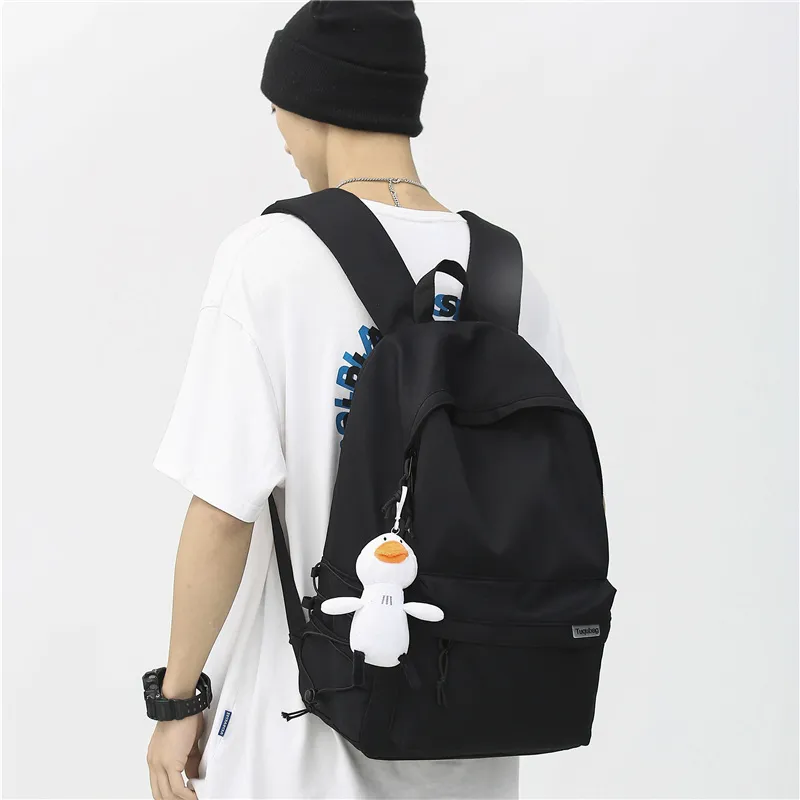 GOBLIN SHARKS 1759 Nylon Backpack Regular Unisex Black/White/Blue/Gray/Khaki/Green-4