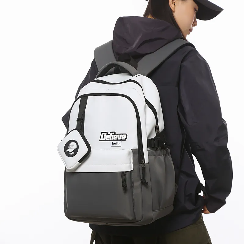 GOBLIN SHARKS 1759 Nylon Backpack Regular Unisex Khaki/White/Gray/Black/Green-10