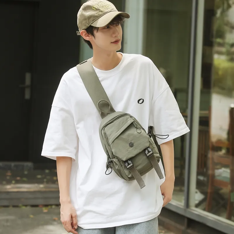 GOBLIN SHARKS 1759 Nylon Backpack Regular Unisex Gray/Black/Khaki/Green-41