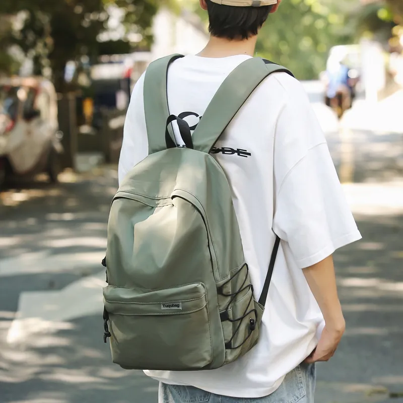 GOBLIN SHARKS 1759 Nylon Backpack Regular Unisex Black/White/Blue/Gray/Khaki/Green-42