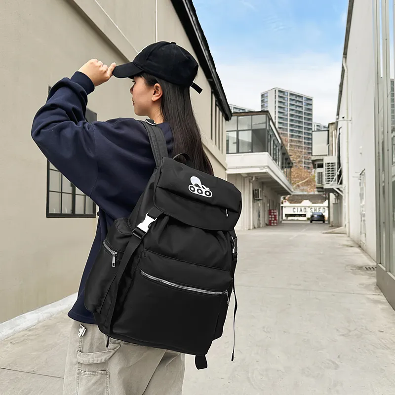 GOBLIN SHARKS 1759 Nylon Backpack Regular Unisex Black-4