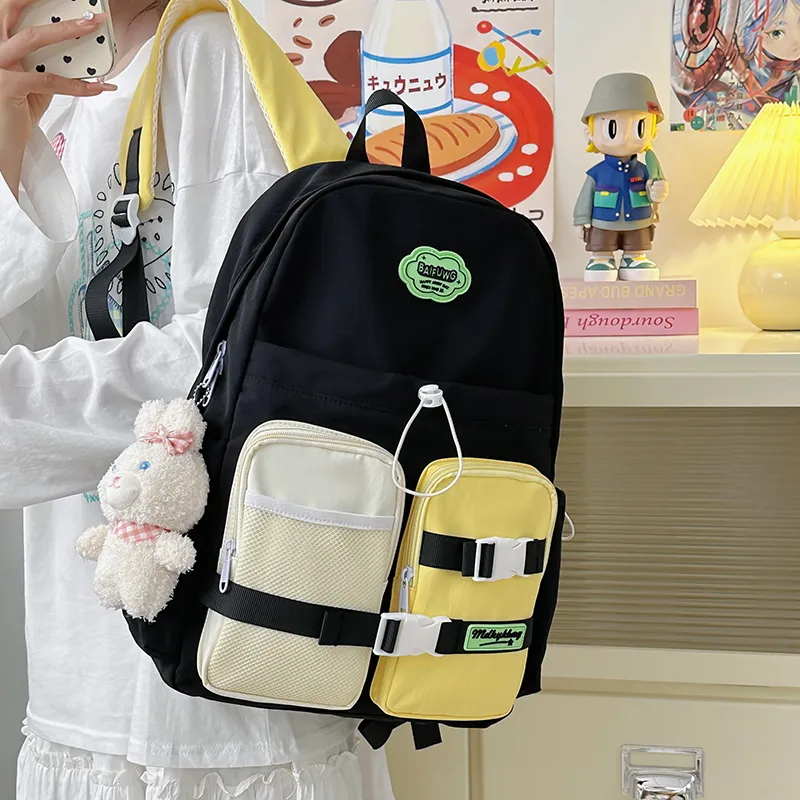 GOBLIN SHARKS 1759 Polyester Backpack Regular Unisex Multicolor-3