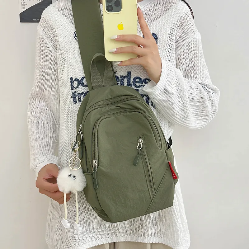 GOBLIN SHARKS 1759 Nylon Crossbody Bag Regular Unisex Multicolor-24
