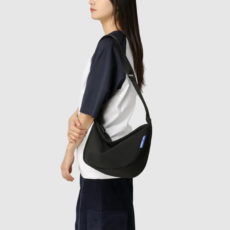 GOBLIN SHARKS 1759 Nylon Crossbody Bag Regular Unisex White/Black/Orange/Brown-8