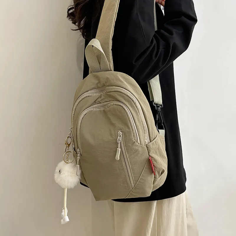 GOBLIN SHARKS 1759 Nylon Crossbody Bag Regular Unisex Multicolor-15