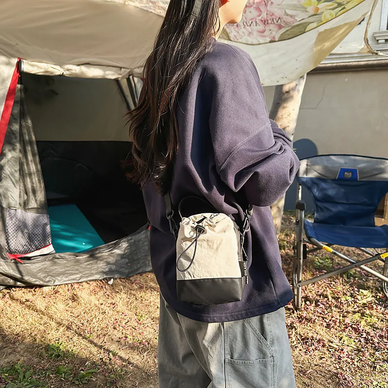 GOBLIN SHARKS 1759 Nylon Crossbody Bag Regular Unisex White/Black/Orange/Army Green/Purple-5