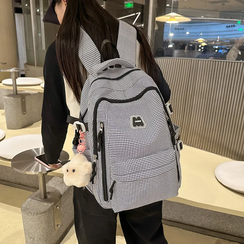 GOBLIN SHARKS 1759 Nylon Backpack Regular Unisex Black/Blue/Purple/Pink-3