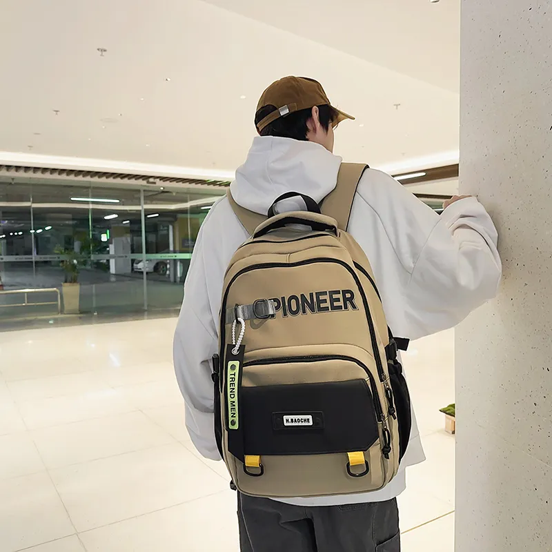 GOBLIN SHARKS 1759 Nylon Backpack Regular Unisex Black/Green/Khaki/Light Gray/Dark Gray-13