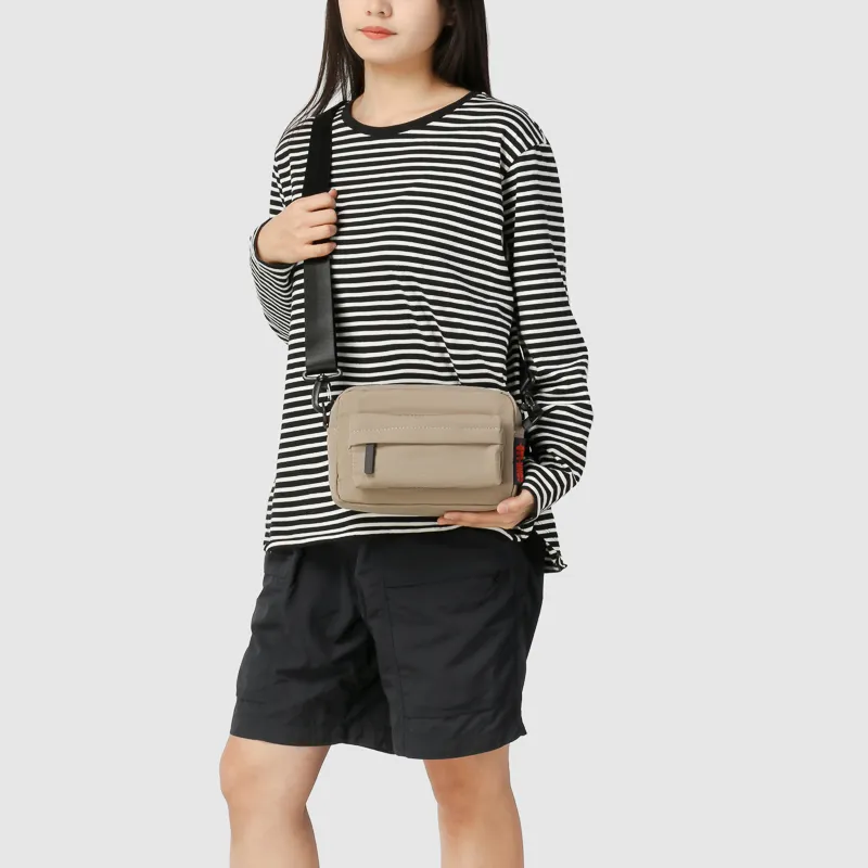 GOBLIN SHARKS 1759 Nylon Backpack Crossbody Bag Regular Unisex Black/Green/Brown/Gray-23