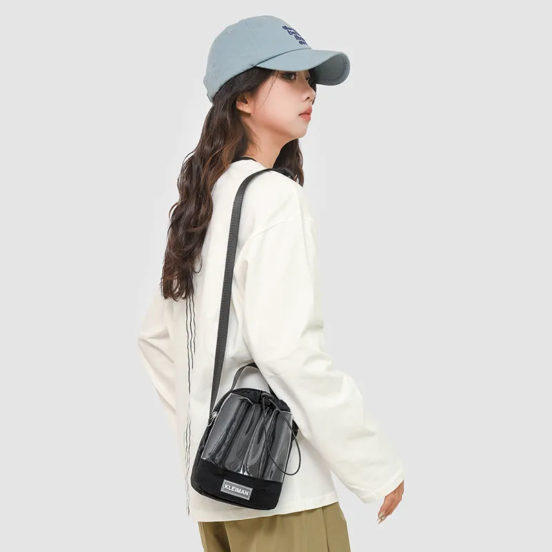 GOBLIN SHARKS 1759 Nylon One Shoulder Handbag Unisex Multicolor-3
