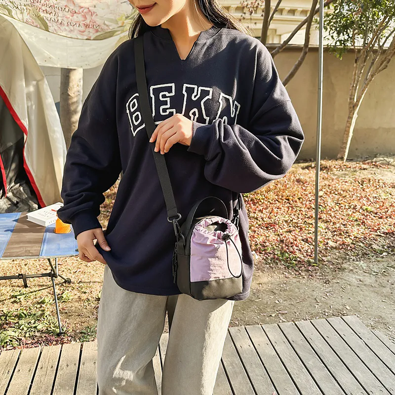 GOBLIN SHARKS 1759 Nylon Crossbody Bag Regular Unisex White/Black/Orange/Army Green/Purple-29