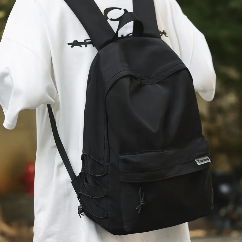 GOBLIN SHARKS 1759 Nylon Backpack Regular Unisex Black/White/Blue/Gray/Khaki/Green-29