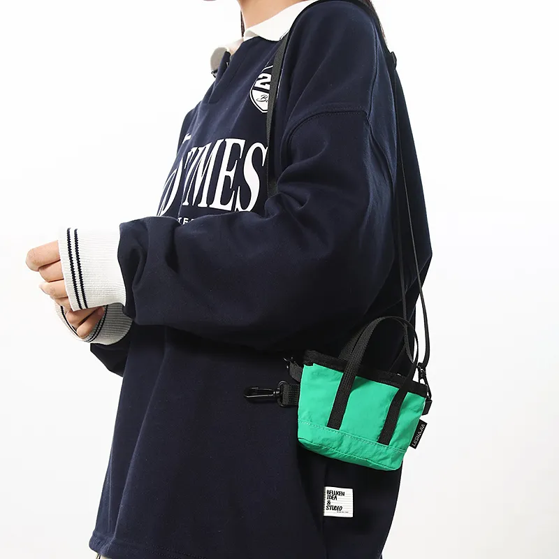 GOBLIN SHARKS 1759 Nylon Crossbody Handbag Unisex Multicolor-16