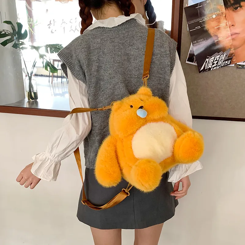 GOBLIN SHARKS 1759 Wool Backpack Women's Brown-8