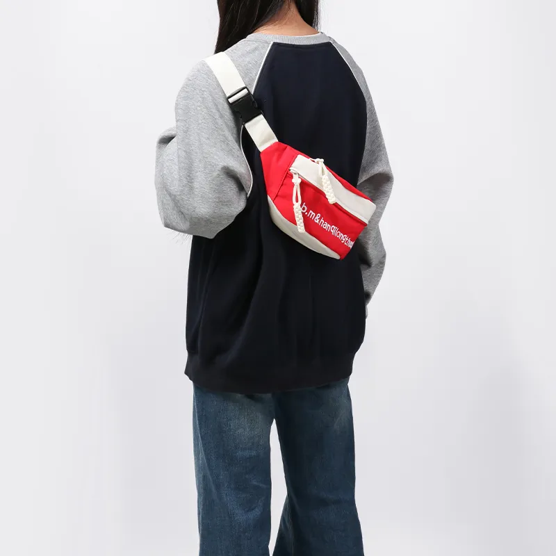 GOBLIN SHARKS 1759 Nylon Fabric Sling Bag Unisex Multicolor-12
