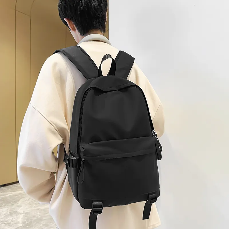 GOBLIN SHARKS 1759 PU Backpack Large Size Unisex Gray Black/Green/Red-12