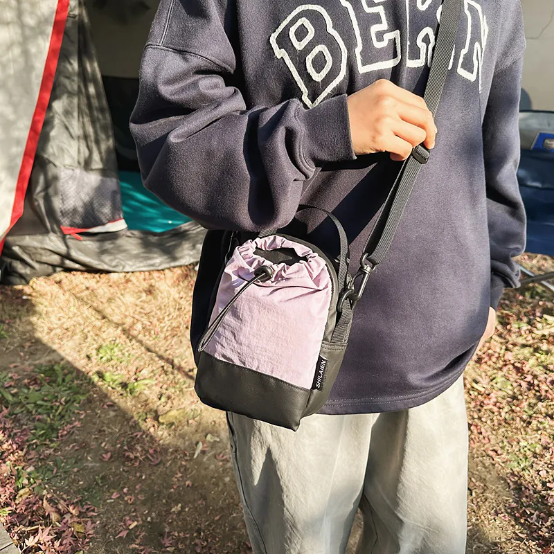 GOBLIN SHARKS 1759 Nylon Crossbody Bag Regular Unisex White/Black/Orange/Army Green/Purple-31