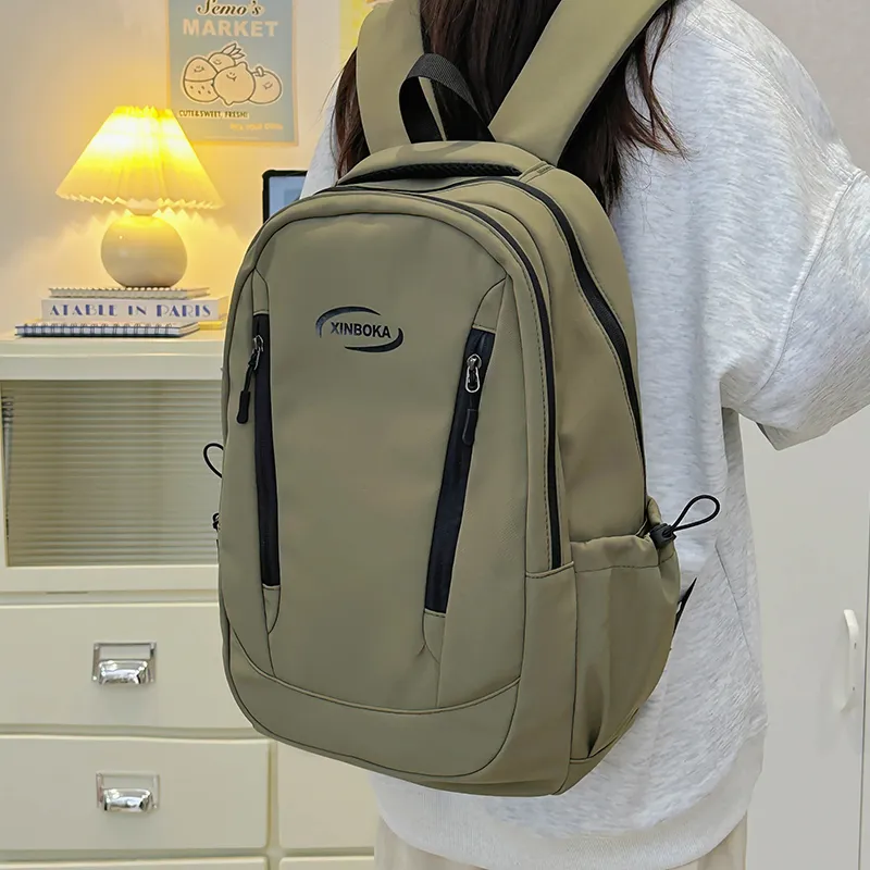 GOBLIN SHARKS 1759 Nylon Backpack Unisex White/pink/blue/black/green-20