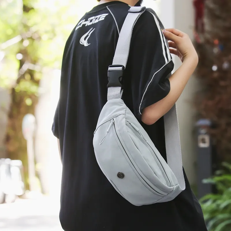 GOBLIN SHARKS 1759 Fabric Backpack Sling Bag Regular Unisex Ecru/Gray/Black/Brown/Red-43