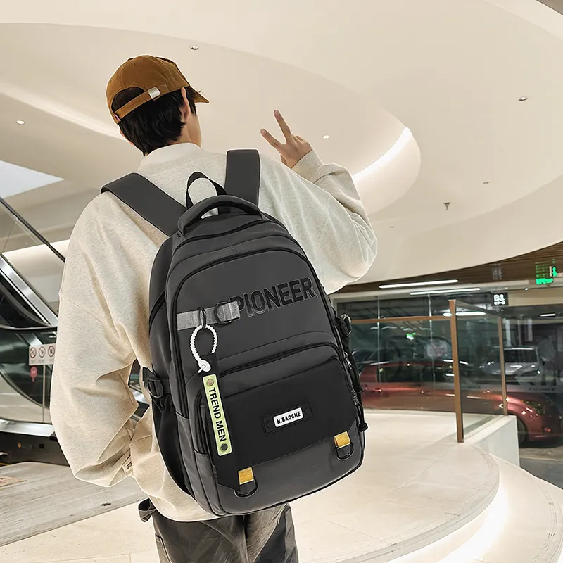 GOBLIN SHARKS 1759 Nylon Backpack Regular Unisex Black/Green/Khaki/Light Gray/Dark Gray-22