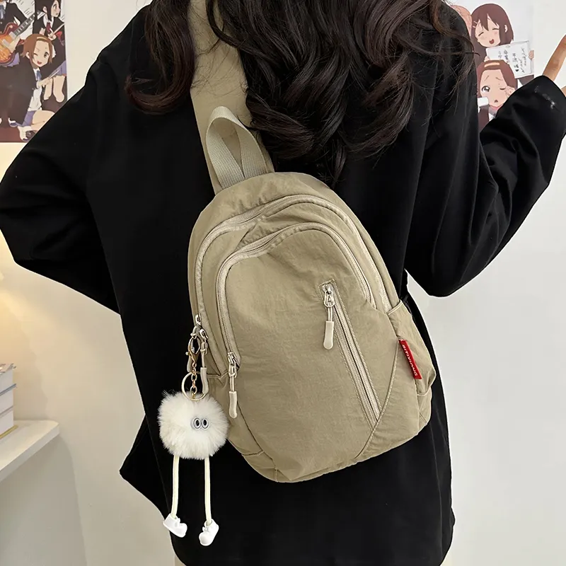 GOBLIN SHARKS 1759 Nylon Crossbody Bag Regular Unisex Multicolor-16