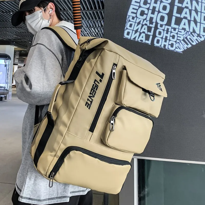 GOBLIN SHARKS 1759 Oxford Backpack Unisex Black/Gray/Khaki-17