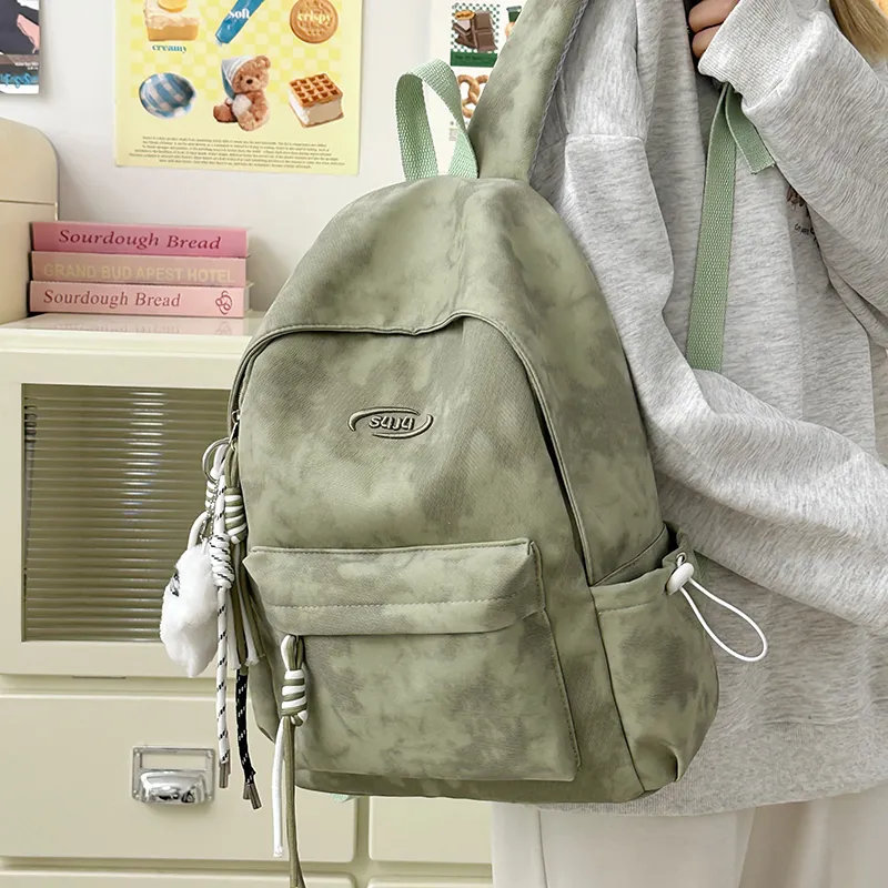 GOBLIN SHARKS 1759 Nylon Backpack Regular Unisex White/Red/Green/Black-17