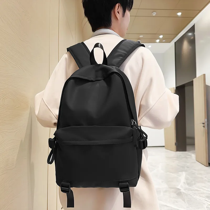 GOBLIN SHARKS 1759 PU Backpack Large Size Unisex Gray Black/Green/Red-8