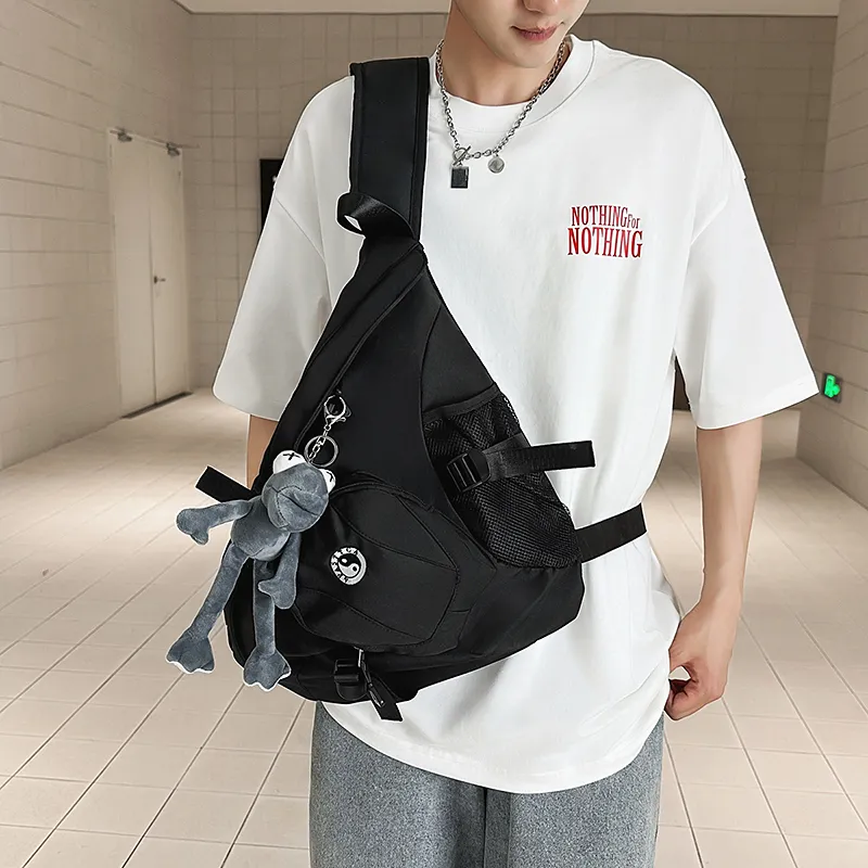 GOBLIN SHARKS 1759 Nylon Sling Bag Regular Unisex Multicolor-2