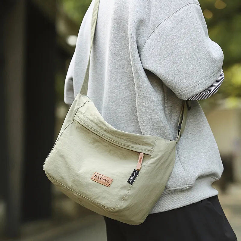 GOBLIN SHARKS 1759 Nylon Messenger Bag, Shoulder Bag, Crossbody Bag Regular Unisex Multicolor-31