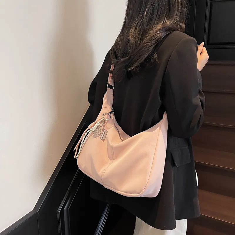 GOBLIN SHARKS 1759 PU Shoulder Bag Crossbody Bag Regular Women's Ecru/Black/Blue/Yellow/Pink-29