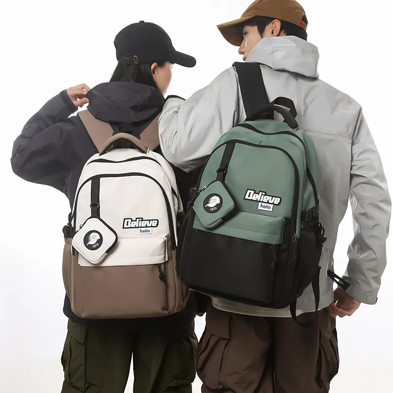 GOBLIN SHARKS 1759 Nylon Backpack Regular Unisex Khaki/White/Gray/Black/Green-2